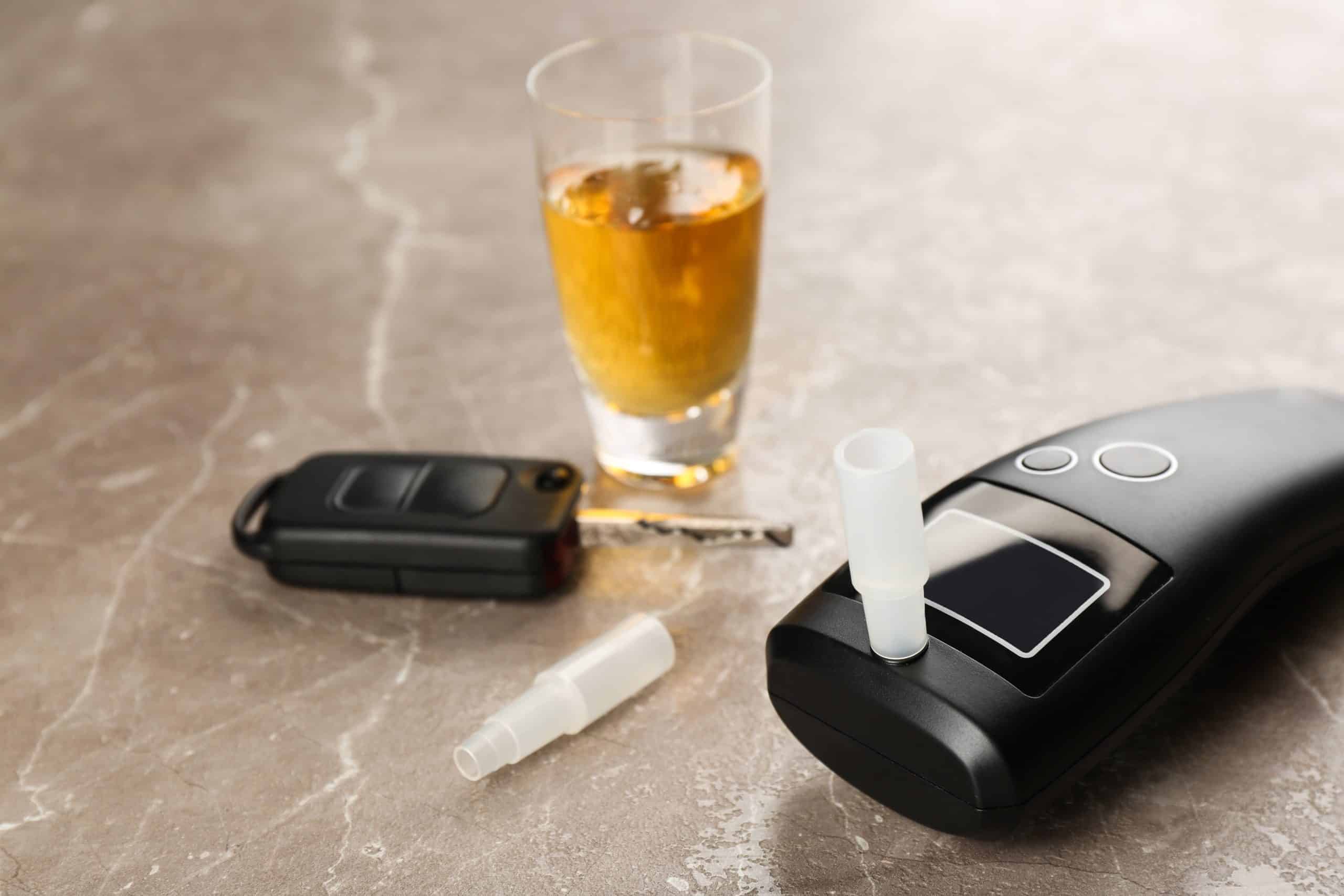 alcohol level test device