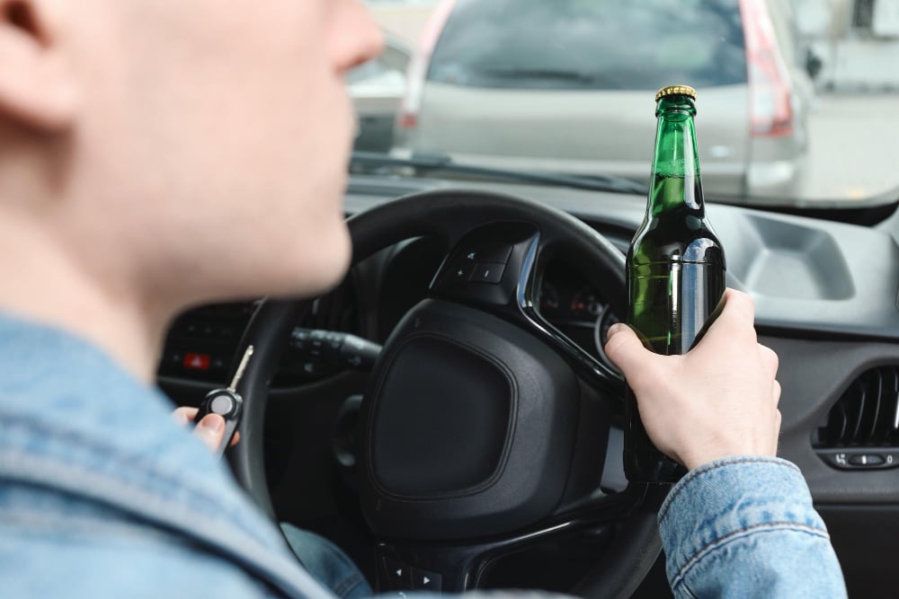 man drinking and driving in toronto